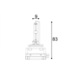 LAMPADA ALLO XENO D1S ULTRAWHITE