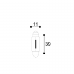 LAMPADA AUSILIARIA 11X39 5W