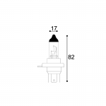 LAMPADA 24V STANDARD H4