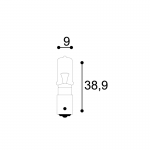 LAMPADA AUSILIARIA 12V HY21W