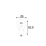 LAMPADA AUSILIARIA 12V P21W