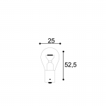 LAMPADA AUSILIARIA 12V PCR21/5W