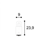 LAMPADA AUSILIARIA 12V T3W