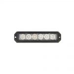 LUCE 6 LED 12/24V EMERGENZA ARANCIO