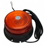 ROTANTE LED 12/24V BASE FISSA CON FILO ARANCIO