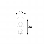 LAMPADA AUSILIARIA 12V W16W