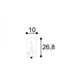 LAMPADA 12V W5W ULTRA WHITE EVO