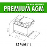 BATTERIA AGM L2