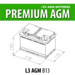 BATTERIA AGM L3