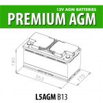 BATTERIA AGM L5