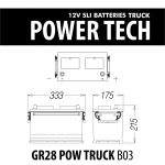 BATTERIA POWER GR28