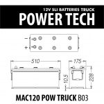 BATTERIA POWER MAC120