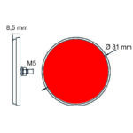 CATARINFRANGENTE TONDO 81 ROSSO