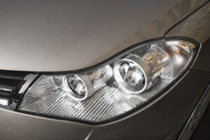 headlight dark grey automobile